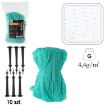 Garden Line Защитная Сетка От Птиц 5 м x 10 м (4,4 г/м²) + 10 Крепежных Шпильок, Зеленая, LAR1879 - Home Club, изображение 4
