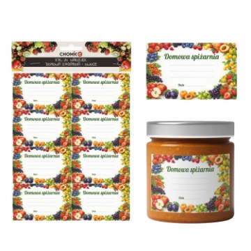 Chomik Набір із 24 наклейок «Домашня комора — Фрукти», CHOM6254 - Home Club