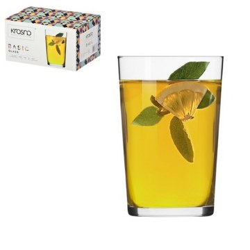 Krosno Kpl.6 Шт. Гладких Склянок 250 З Скошеними Краями Basic8760*, KRO6368 - Home Club