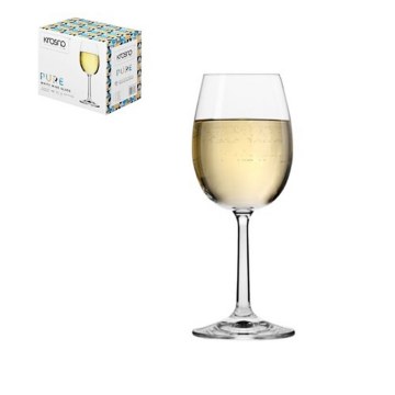 Krosno Kpl.6 Шт. Келихів 280 Мл Для Білого Вина Pure, KRO9347 - Home Club