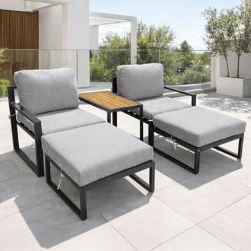 Kontrasto Комплект Solea для 2 человек, серый, Dw, Meb000093 - Home Club