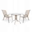 Kontrasto Садовая мебель: комплект из стола и стульев для балкона и террасы Bergamo 60 Mi, цвет «таупе», Meb000106 - Home Club