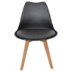 Kontrasto Скандинавское пластиковое черное кресло для столовой Emma3, 6.05.50520 - Home Club, изображение 3