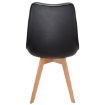 Kontrasto Скандинавское пластиковое черное кресло для столовой Emma3, 6.05.50520 - Home Club, изображение 4