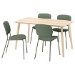 ІКЕА Стіл і 4 стільці LISABO ЛІСАБО / VIHALS, 196.315.79 - Home Club