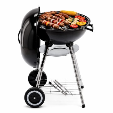 BBQ Meeting Вугільний Гриль Кульовий З Кришкою І Колесами 46 x 44 x 71 См, BBQ5290 - Home Club