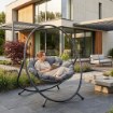 Chomik Підвісне крісло Patio - темно-сіра подушка, сіра рама 115,5X140X167,5 см, FAT9934 - Home Club, зображення 10