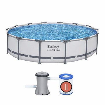 Bestway Бассейн на подставке 427 × 84 см (бассейн, фильтрующий насос), BES56595 - Home Club