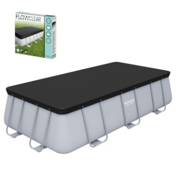 Bestway Навес для прямоугольного бассейна на каркасе /4,04 × 2,01 м – 4,12 × 2,01 м/, BES58232 - Home Club