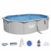 Bestway Бассейн На Опорах 5,0 м × 3,60 м × 1,20 м (Бассейн, Фильтрующий Насос, Лестница, Подложка), BES56586 - Home Club