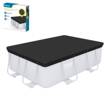 Bestway Крышка для прямоугольного бассейна с каркасом 111" x 77" /282 см x 196 см/, BES58442 - Home Club