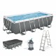 Bestway Басейн на каркасі 4,88 × 2,44 × 1,22 м (басейн, пісочний фільтр, драбинка, кришка, дозатор), BES56671 - Home Club