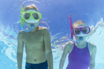 Chomik Комплект для дайвинга (маска, трубка, ласты) Размер 37–41, BES25019 - Home Club