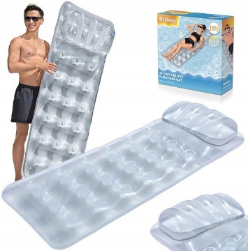 Bestway Надувной Матрас 1,88 x 71 См, Серебряный, BES43024 - Home Club