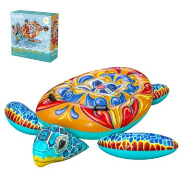 Bestway Надувной матрас-черепаха 183 × 173 см, BES41523 - Home Club