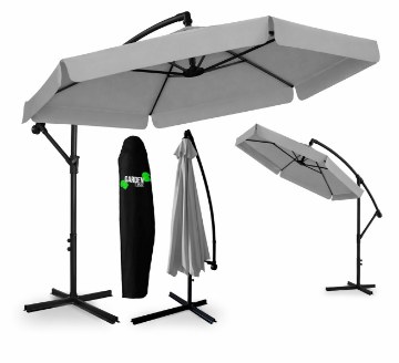 Chomik Садовый Зонт 3 М Серый «Banana» С Чехлом, GAO6280 - Home Club