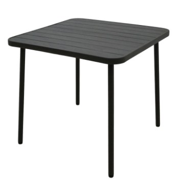 Garden Line Квадратный садовый столик 80 x 80 x 72 см, коричневый, NEO6645 - Home Club