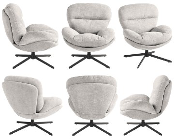 Kontrasto Fo107 Кресло Nest Szen. Серый Dw, 5.01 94679 - Home Club