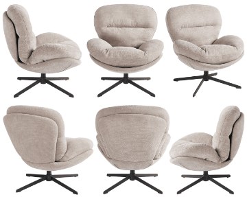 Kontrasto Fo107 Кресло Nest Szen. Цвет: Taupe Dw, 5.01 94686 - Home Club