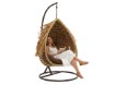 Chomik Висячий Кресло Aztec - Натуральный, Брунатная Подушка, Брунатная Рама, FAT0077 - Home Club, изображение 5