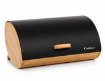 Chomik Хлібник Ortica - Бамбуковий З Металевим Кришкою 36,5x25x13 См Чорний Матовий + 3 Контейнери 11,5x11,5x12 См, NEL4935 - Home Club, зображення 12