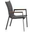 Chomik Алюмінієве Садове Крісло Polywood 64 x 55 x 91 См Темно-Сірий, RIT6266 - Home Club, зображення 7