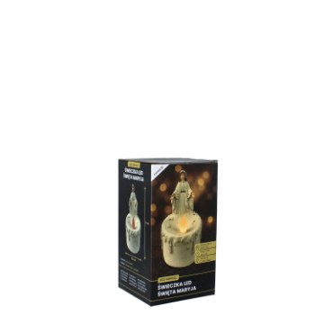 Chomik Свічка Led 17 x 8,5 x 8,5 см Св. Марія, LED3877 - Home Club