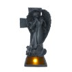 Chomik Фигура Стоящего Ангела С Крестом, Светодиодная, 13,5 x 8,5 x 25,5 См, С Вазоном Для Цветов, DED3891 - Home Club, изображение 3