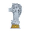 Chomik Фигура Стоящего Ангела С Крестом, Светодиодная, 13,5 x 8,5 x 25,5 См, С Вазоном Для Цветов, DED3891 - Home Club, изображение 4