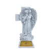 Chomik Фигура Стоящего Ангела С Крестом, Светодиодная, 13,5 x 8,5 x 25,5 См, С Вазоном Для Цветов, DED3891 - Home Club, изображение 6