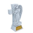 Chomik Фигура Стоящего Ангела С Крестом, Светодиодная, 13,5 x 8,5 x 25,5 См, С Вазоном Для Цветов, DED3891 - Home Club, изображение 7