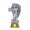 Chomik Фигура Стоящего Ангела С Крестом, Светодиодная, 13,5 x 8,5 x 25,5 См, С Вазоном Для Цветов, DED3891 - Home Club, изображение 8