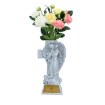 Chomik Фигура Стоящего Ангела С Крестом, Светодиодная, 13,5 x 8,5 x 25,5 См, С Вазоном Для Цветов, DED3891 - Home Club, изображение 10