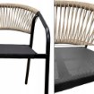 Kontrasto Набір із 4 стільців Portino 53x62x75 см, чорний/натуральний, 10064 - Home Club, зображення 5