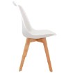 Kontrasto Стілець Emma 3, білий, 6.05.50506 - Home Club, зображення 6