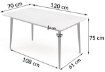 Kontrasto Обеденный стол Venezia grey 120x70x75, 6.06.20078 - Home Club, изображение 4