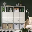 ІКЕА Стелаж з 8 вставками KALLAX КАЛЛАКС, 690.174.75 - Home Club, зображення 2