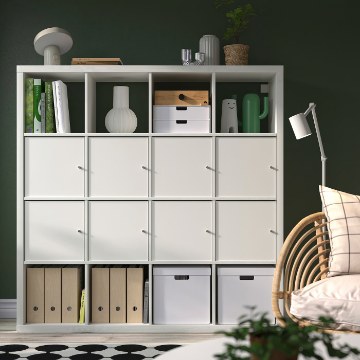 ИКЕА Стеллаж с 8 вставками KALLAX КАЛЛАКС, 690.174.75 - Home Club