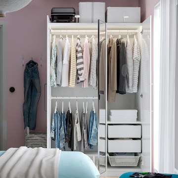 ИКЕА Комбинация шкафов PAX ПАКС / FARDAL ФАРДАЛЬ / ÅHEIM, 596.218.23 - Home Club