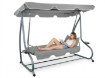 Garden Line Садовая Качель 210 x 120 x 170 см Серебристая С Функцией Шезлонга, KRE9771 - Home Club, изображение 4