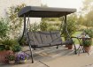 Garden Line Садовая Качель 194 x 120 x 174 См Антрацит С Функцией Лежанки Премиум, KRE3156 - Home Club, изображение 4