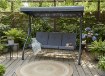 Garden Line Садовая Качель 194 x 120 x 174 См Антрацит С Функцией Лежанки Премиум, KRE3156 - Home Club, изображение 5