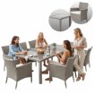Garden Line Набор Садовой Мебели / 8 Кресел + Большой Стол / Серый, ABI3661 - Home Club, изображение 6