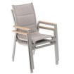 Garden Line Алюмінієве Садове Крісло Polywood 64 x 55 x 91 См Бежеве, RIT9484 - Home Club, зображення 7