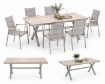 Garden Line Алюмінієве Садове Крісло Polywood 64 x 55 x 91 См Бежеве, RIT9484 - Home Club, зображення 9