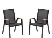 Garden Line Сталеве Садове Крісло Polywood 61 x 56 x 90 См Чорне, RIT9507 - Home Club, зображення 7