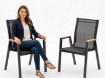 Garden Line Сталеве Садове Крісло Polywood 61 x 56 x 90 См Чорне, RIT9507 - Home Club, зображення 9
