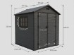 Garden Line Будинок Для Інструментів «Storven» 182 × 181 × 219 См, DOR3457 - Home Club, зображення 2