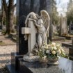 Chomik Фигура Стоящего Ангела С Крестом 18,5 x 11 x 33 См, DED0098 - Home Club, изображение 2
