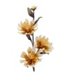 Garden Line Декоративный цветок — хризантема, 3 цветка, 101 см, желтая, TER2962 - Home Club, изображение 3